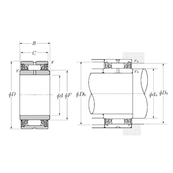 NTN NA4900LL, Machined Ring Nrb W Inner Ring   Double Sealed 10 Mm Idx 22 Mm Od X 14 Mm W